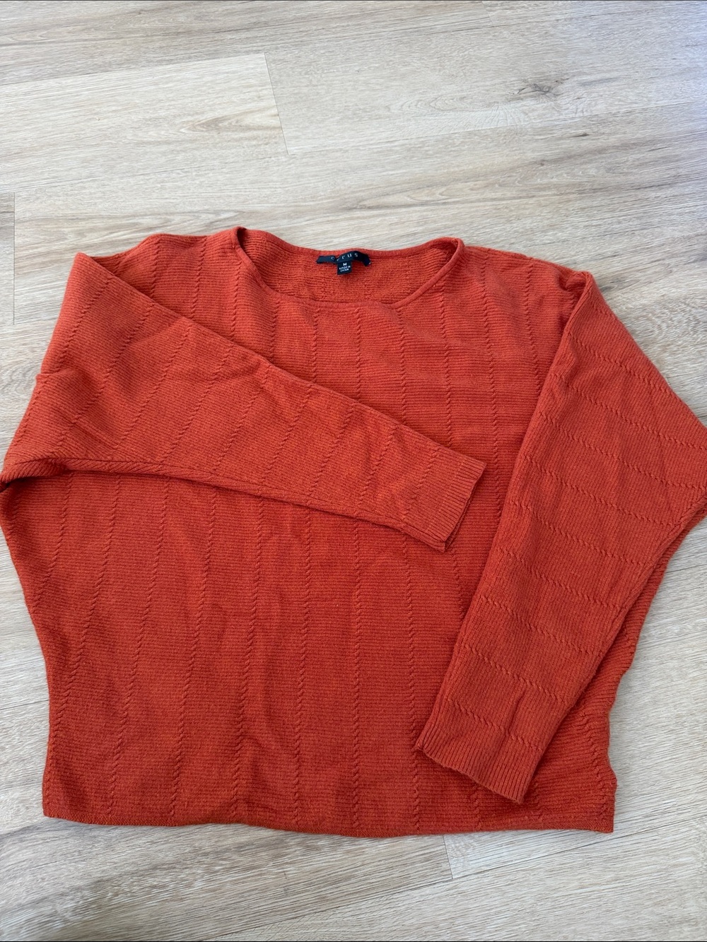 Cyrus Women's Cable Knit Crew Sweater
